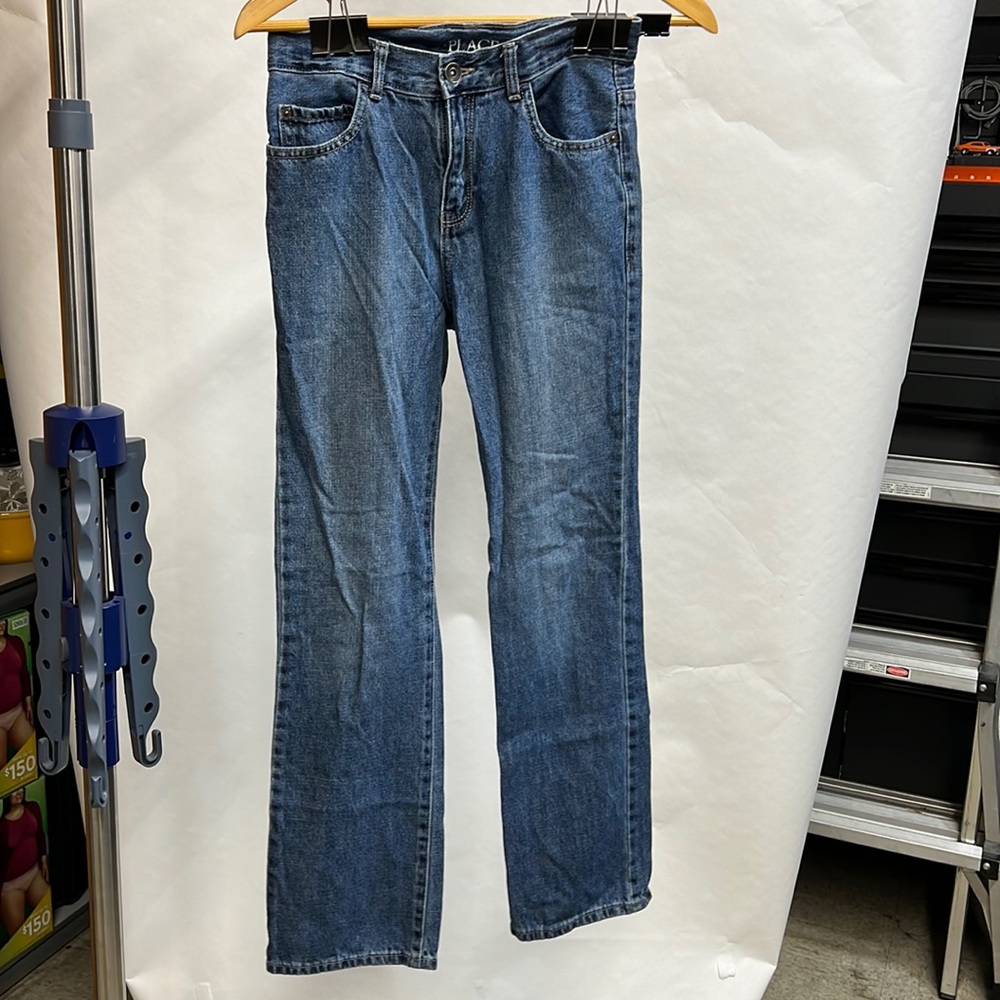 Boys blue jeans bootcut 14 slim